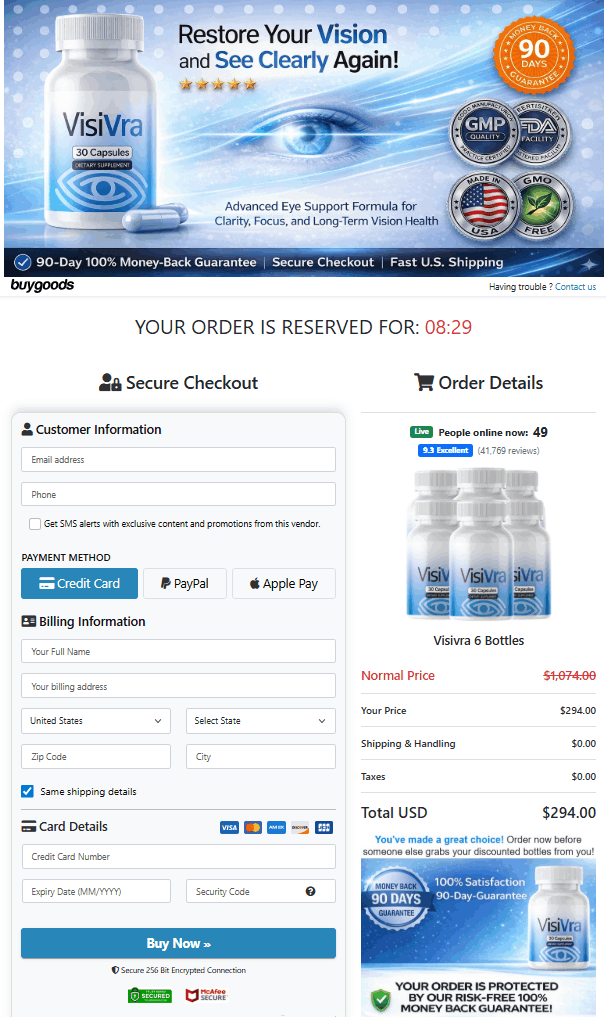 Visivra buy-order